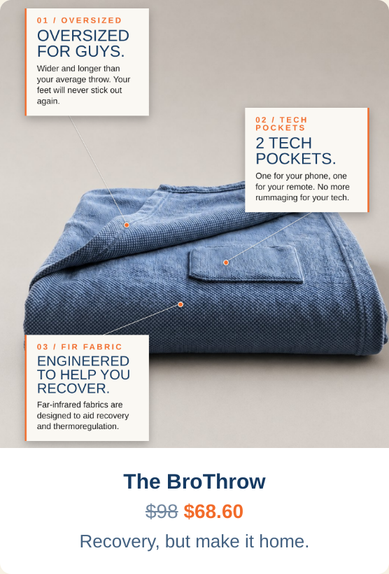 The BroThrow product